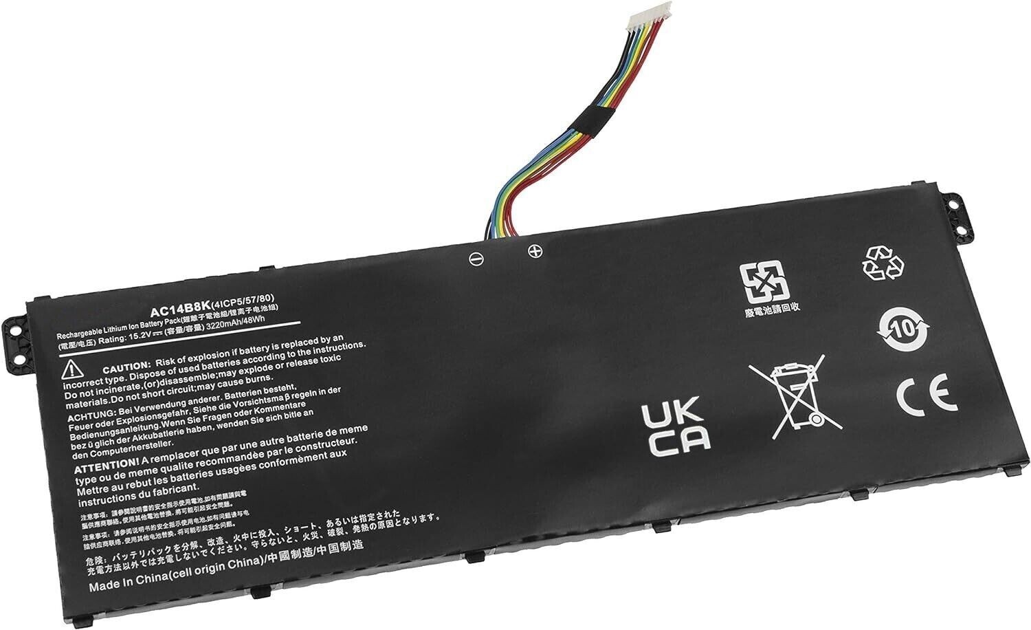 Batterie Acer Aspire E3-111 E3-112 et E3-721 remplacement AC14B8K haute capacité