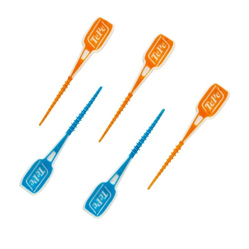TePe EasyPick Interdental 60 Brush Pack Orange XS/X and Blue M/L Oral
