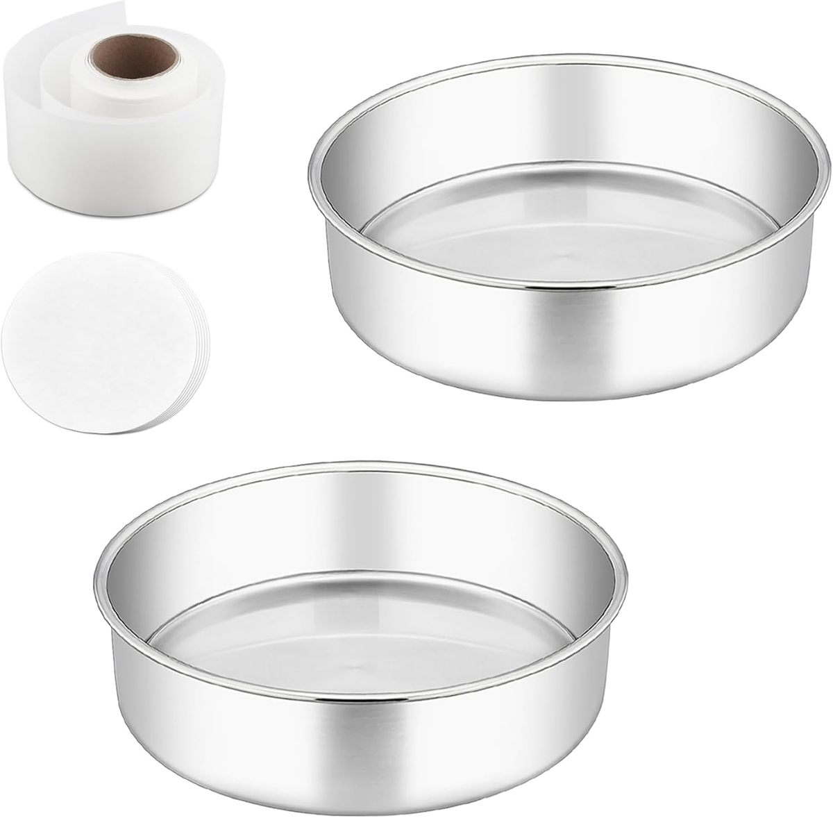 To Line Parchment Circle How To Line The Sides Of A Round Cake Pan