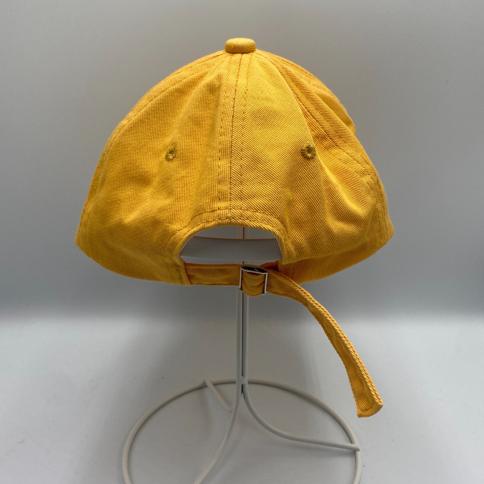 Happy Face Adjustable Strapback Hat Cap Yellow - image 3