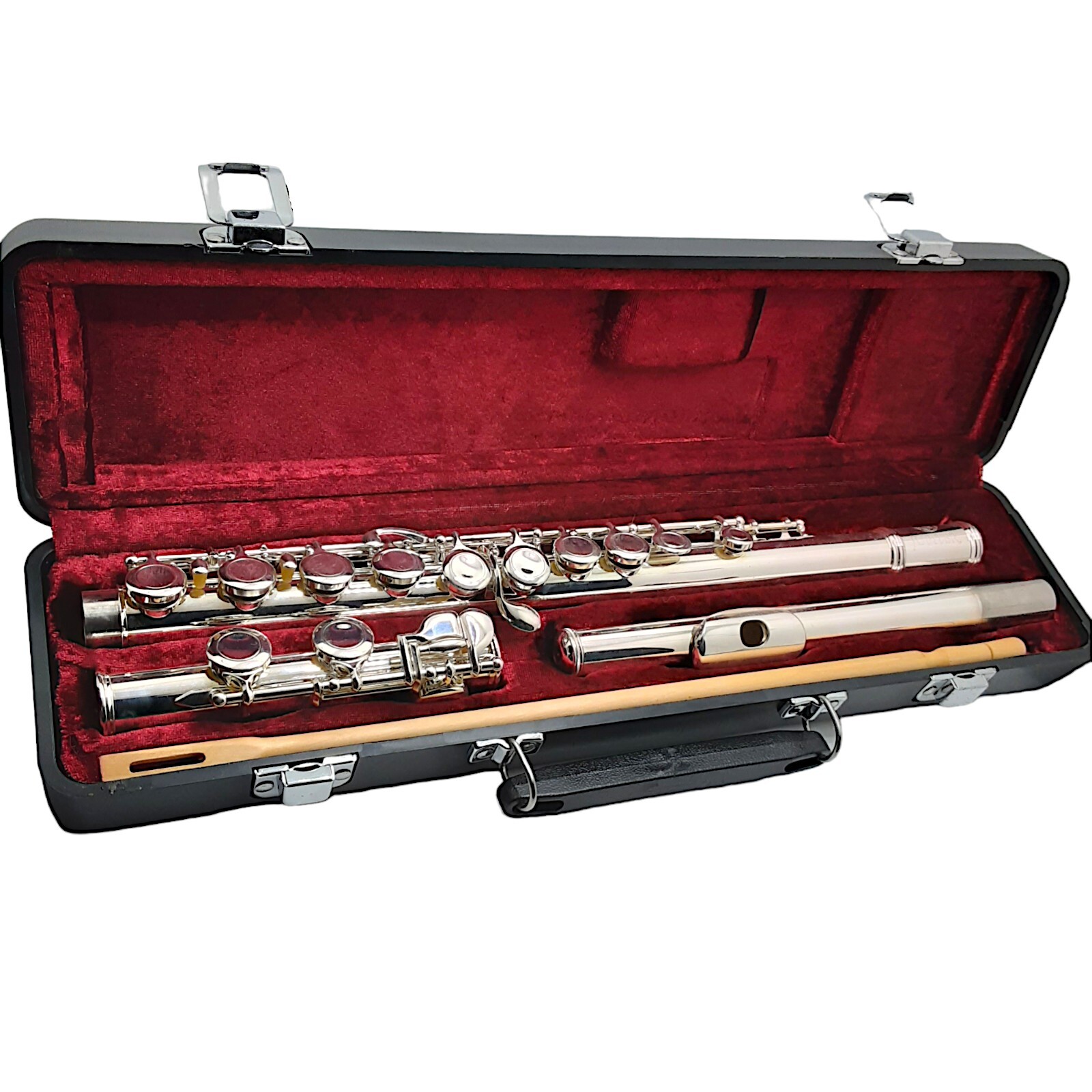 JUPITER JFL507 Student Silver Flute Hard Case Vintage Beautiful