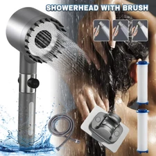 High Pressure Shower Head 4 Modes Filtered Shower Head with Handheld Spray Combo
