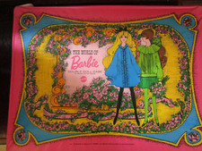 Mod Mattel Pink THE WORLD OF BARBIE 2 DOLL Case Vinyl Trunk 1968 1007