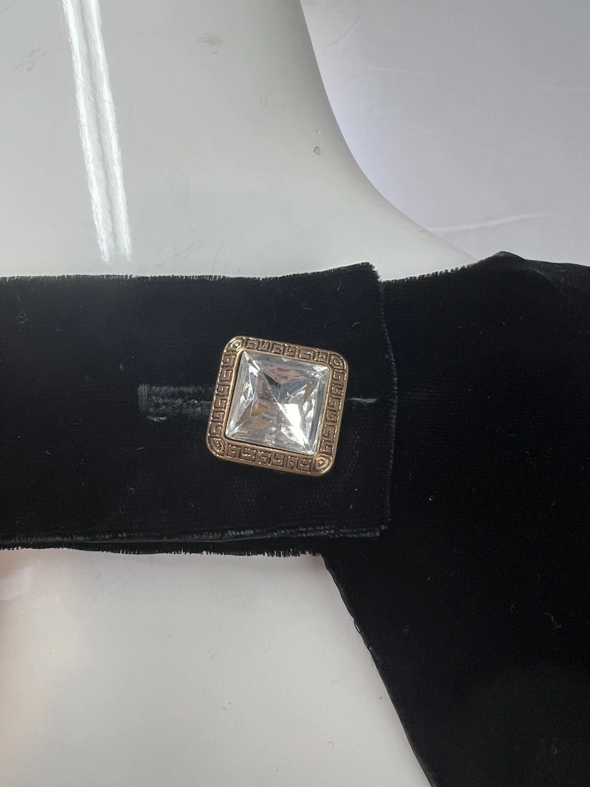 UNDERCOVER Abito tubino vintage Moda Int’l Victoria’s Secret 4 nero velluto schiena aperta