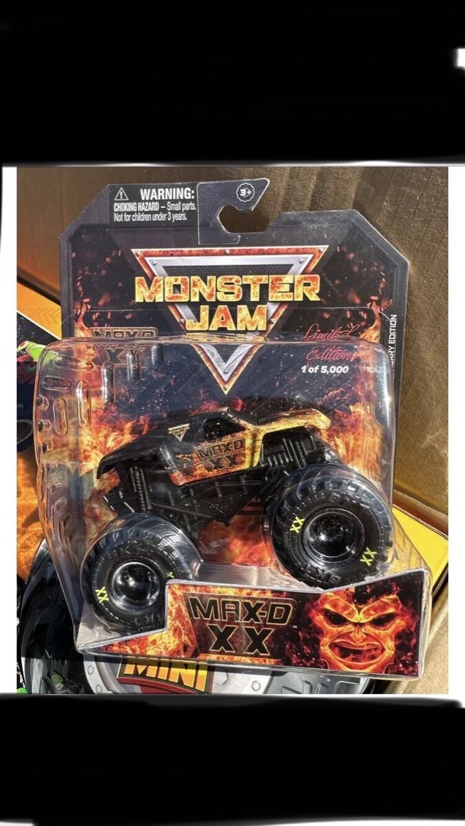 2023 Monster Jam Monster Truck MAX-D 20TH ANNIVERSARY LIMITED 1/5000 MAD-D  20TH