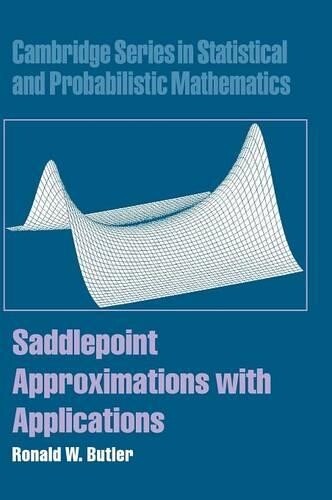 Thumbnail - Ronald W. Butle Saddlepoint Approximations With Application (gebundene