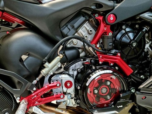 For Ducati Streetfighter V4 S 2023-2024 Racing Rear Brake lines Cover Bracket - Picture 2 of 11