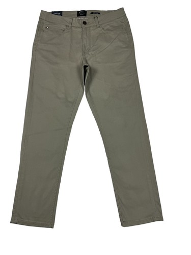 Ben Sherman Mens Size 32x30 Slim Fit Straight Leg Stretch Gray 5 Pocket Pants - Picture 11 of 23