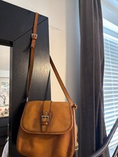 Etienne Aigner Tan Leather Shoulder Bag