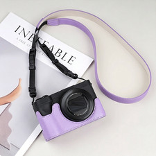 For Canon V1 PU Leather Camera Bag Dock Case Base Protection Cover Shell