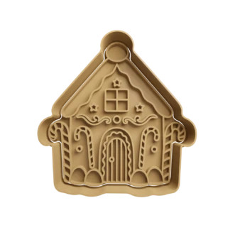 Gingerbread House Christmas Cookie Cutter Fondant Biscuit Baking Tool
