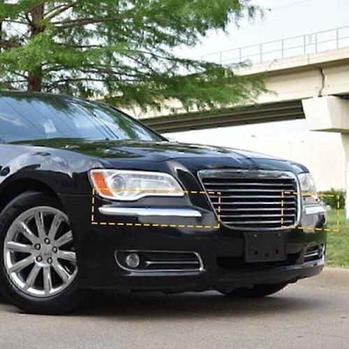 For 2011 2012 2013 2014 Chrysler 300 Front Bumper Molding Chrome Trim Set 2pcs - 第 12/12 張圖片