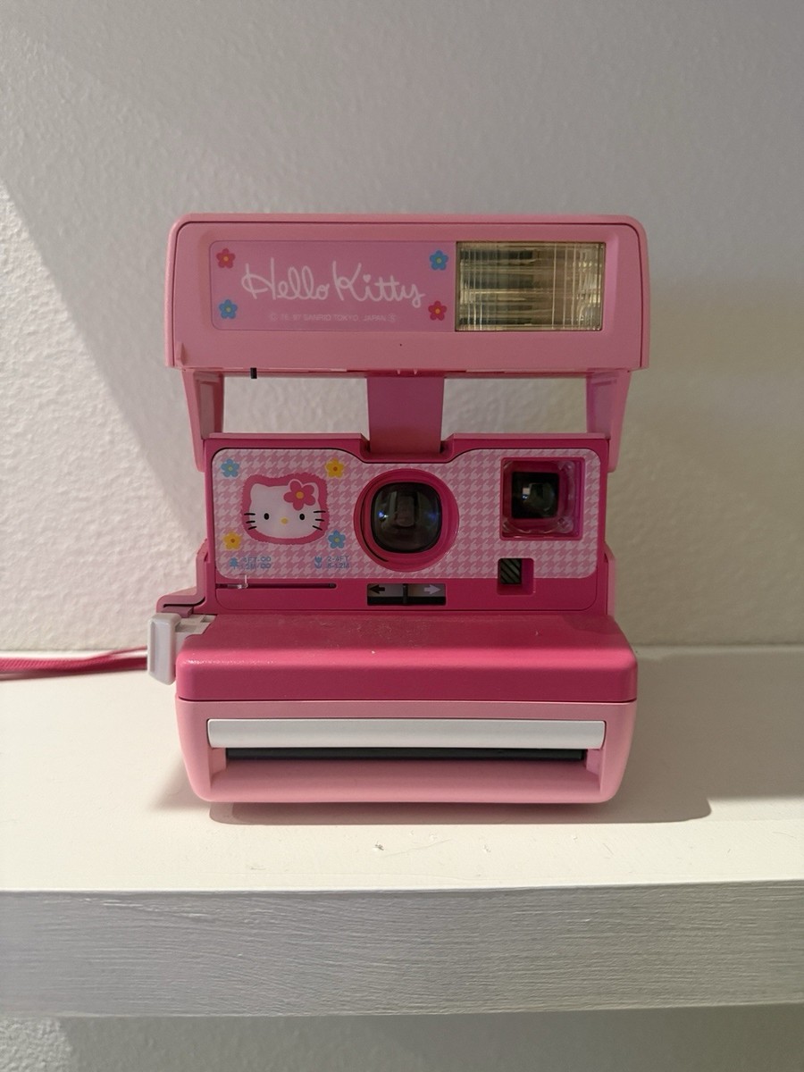 Hello Kitty Polaroid 600 Instant Film Camera Pink Sanrio From JAPAN