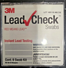 3M Lead Check Swabs Instant Lead Testing Swab Kit Contains 8 Swabs - NEW