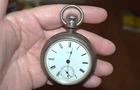 Antique Vintage A.W.C. WALTHAM Pocket Watch Lever Set Parts Repair Scrap