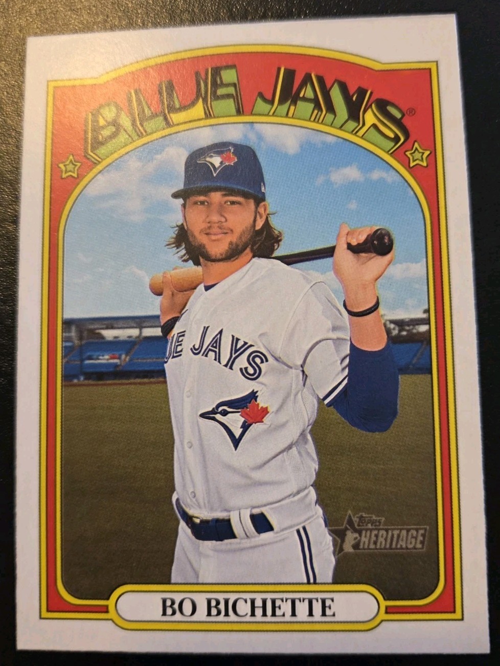2021 Topps Heritage Baseball Bo Bichette #293 Toronto Blue Jays