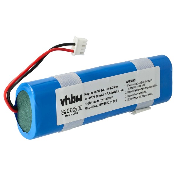 Akku FüR Ecovacs S08-LI-144-2500 2600Mah 14,4V-image