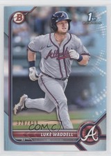 2022 Bowman Prospects Sky Blue Border 328/499 Luke Waddell #BP-48 ut4