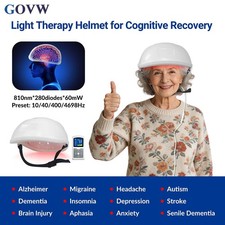 Neuromodulation Therapy Helmet 810nm NIR Light for Depression Parkinson Relief