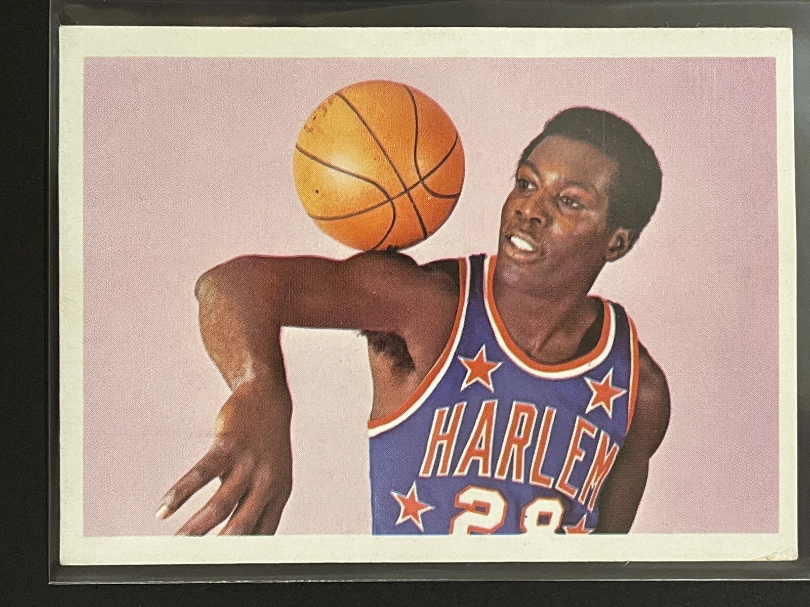 1971 Fleer Harlem Globetrotters - Bobby Hunter #75 (RC)