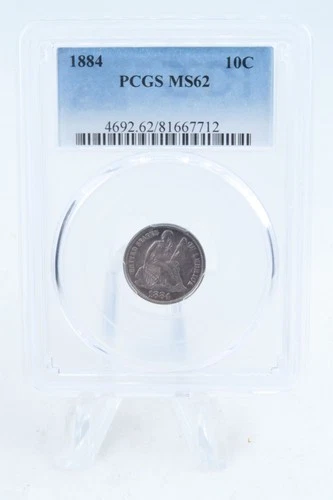 1884-P PCGS MS62 Liberty Seated Dime Business Strike 10C