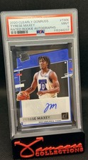 2020 Panini Clearly Donruss Rated Rookie Autographs #TMX Tyrese Maxey PSA 9