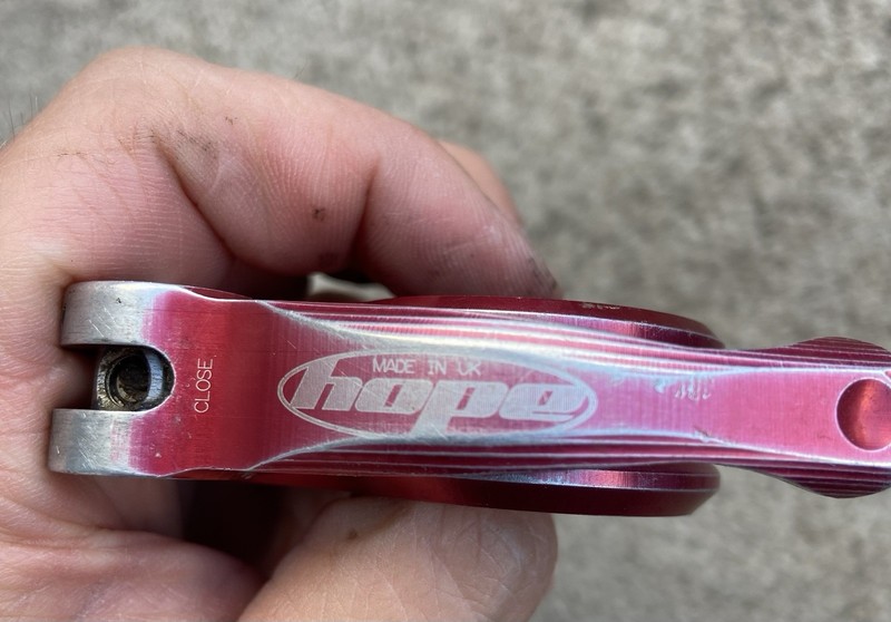Hope Quick Release Seat Clamp Red 31.8