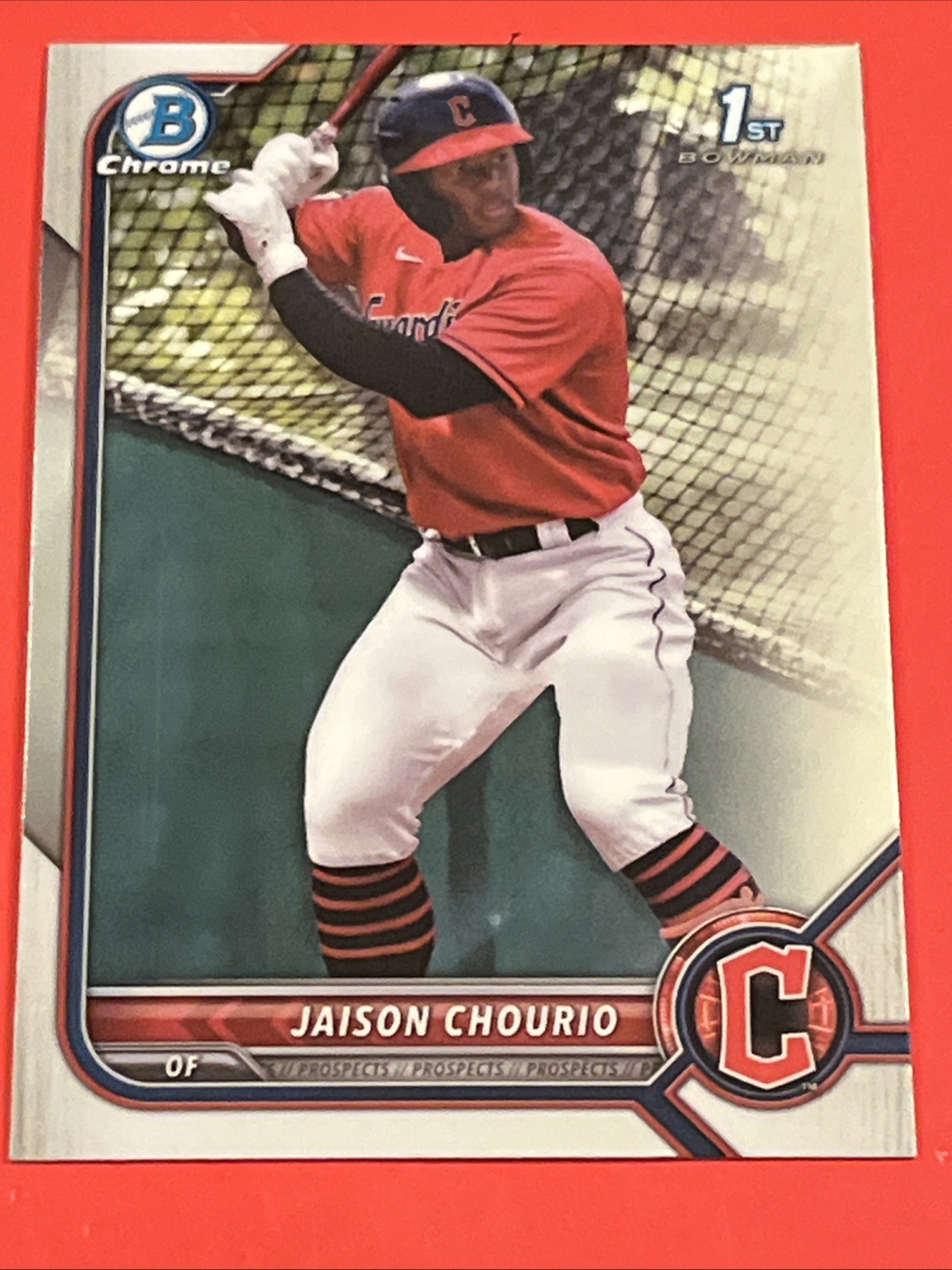 2022 Bowman Chrome Prospects 1st Bowman Jaison Chourio #BCP-174