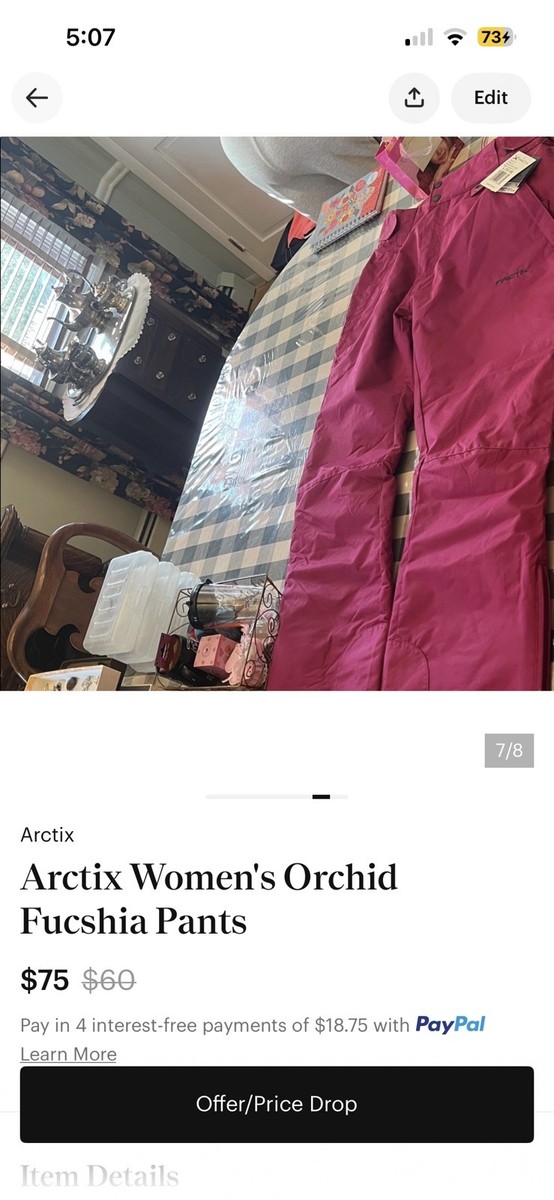 ArcticX Women's Orchid Fuschia Ski Snow Pants Size L NWT | eBay