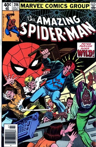 Amazing Spider-Man #206 Near Mint NM Marvel 1980-GLOSSY! WHITE PAGES! NO RESERVE