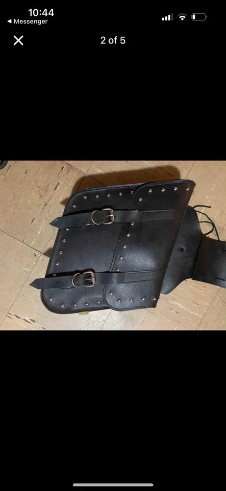 ¡ROBO! $35 2 Juegos de Alforjas de Cuero Willie and Max 2 CONJUNTOS DE 2 BOLSAS ¡BONITAS! Foto 4 de 4