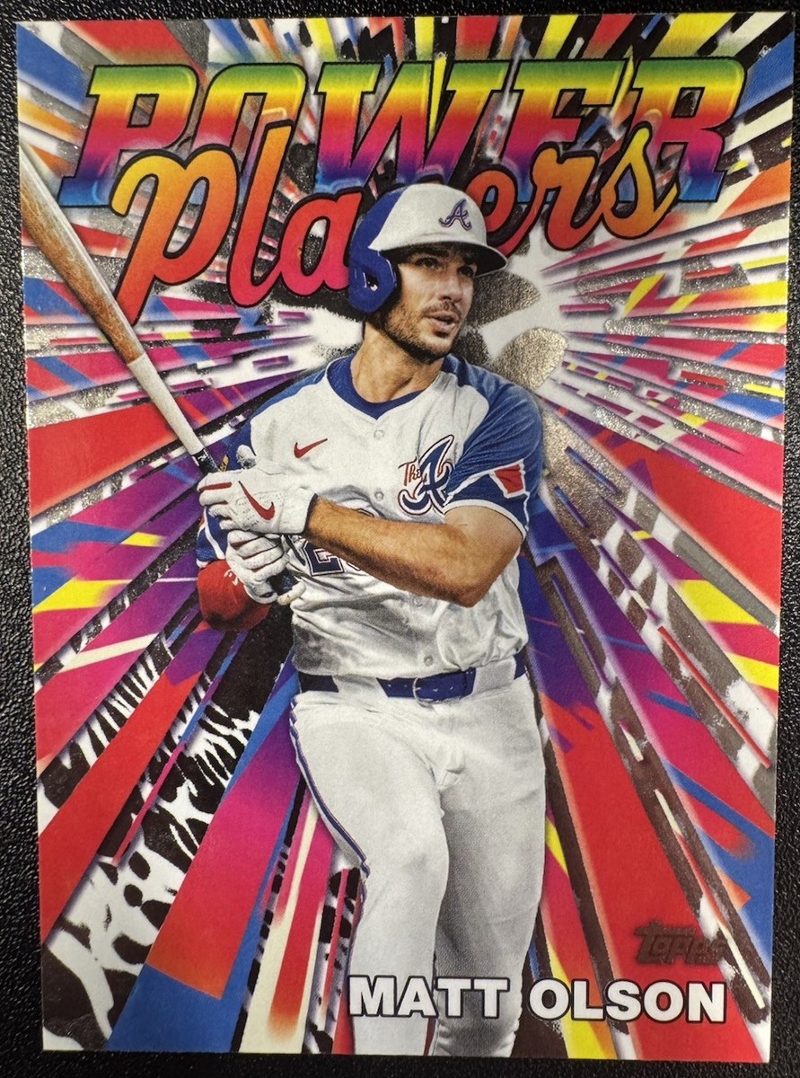 2025 Topps Series 1 Celebration Matt Olson Power Players #PP-4