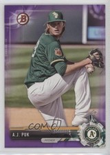 2017 Bowman Draft Purple 134/250 AJ Puk #BD-47 06x7