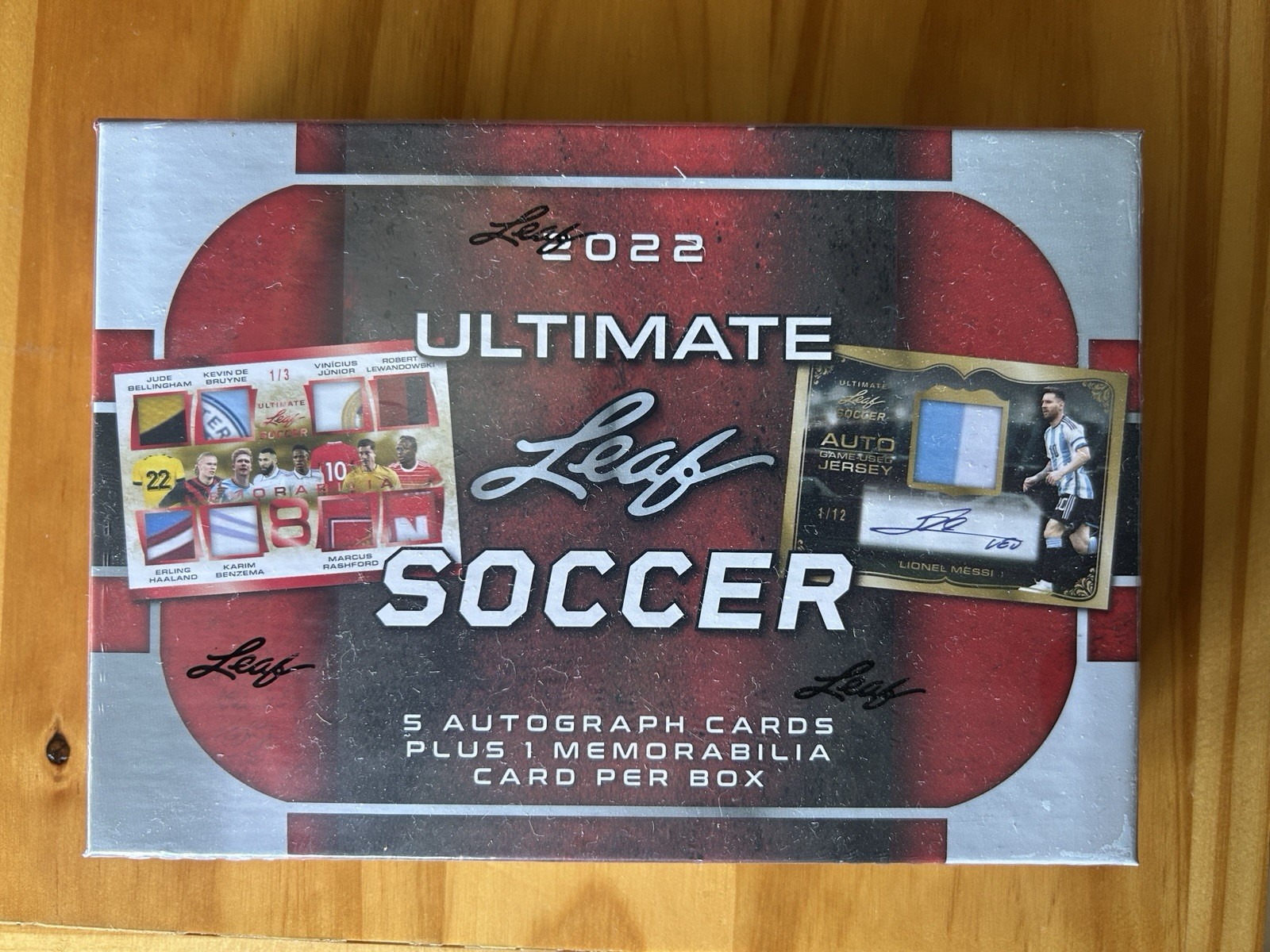 2022 Leaf Ultimate Soccer Hobby Box, Sealed Soccer Cards