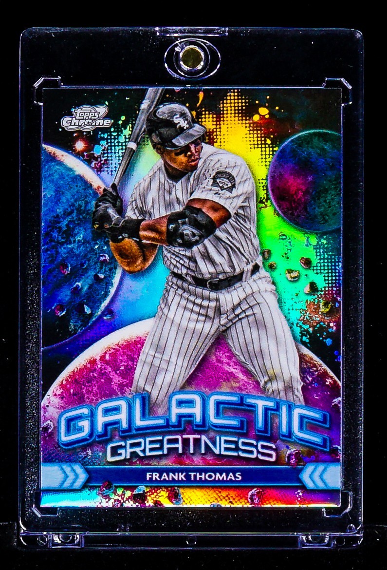 Frank Thomas RARE GALACTIC GREATNESS SPACE REFRACTOR CARD White Sox HOF