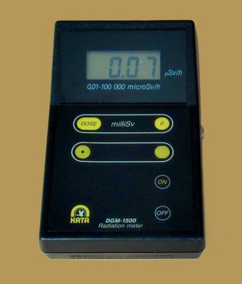 KATA DGM-1500  Turva  Radiation Survey Meter   Ex-Red Cross, Chernobyl Era + Cal