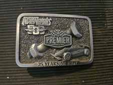 Vintage 1986 Premier Indianapolis 500 Belt Buckle 25 Years At Indy
