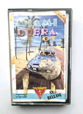 Miami Cobra GT Players Premier Amstrad CPC Cassette 1990 Collectors Edition 6