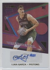 2021-22 Panini Recon True Potential Signatures Red 71/99 Luka Garza Auto 0us4