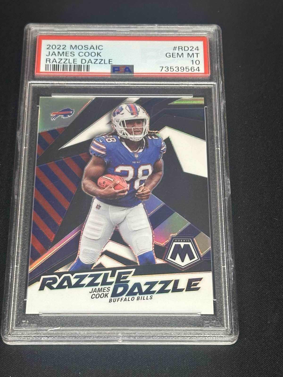 James Cook Panini Mosaic Razzle Dazzle #RD24 Base