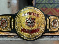 New World Tag Team Wrestling Championship Replica Title Belt 2mm Brass Plates