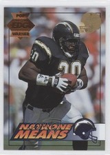 1994 Collector's Edge Pop Warner Bronze 22K Gold Helmet Natrone Means #175 0r3