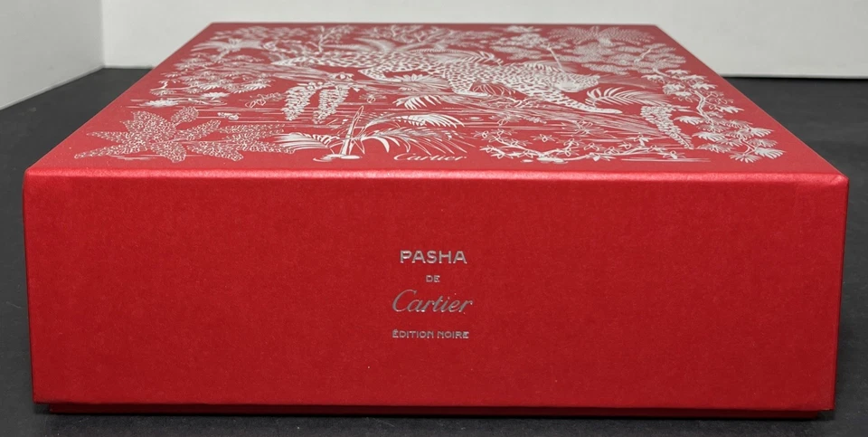 Pasha De Cartier Edition Eau De Toilette e Gel de Banho Noire Conjunto de Presente Masculino Novo Na Caixa - Imagem 3 de 4