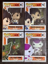 Vegeta Frieza Saga #2474 Dragon Ball Z Funko Pop box and figure
