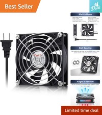 High Airflow 92x25mm Industrial Cooling Fan - 2400 RPM, 31 dB Quiet Operation