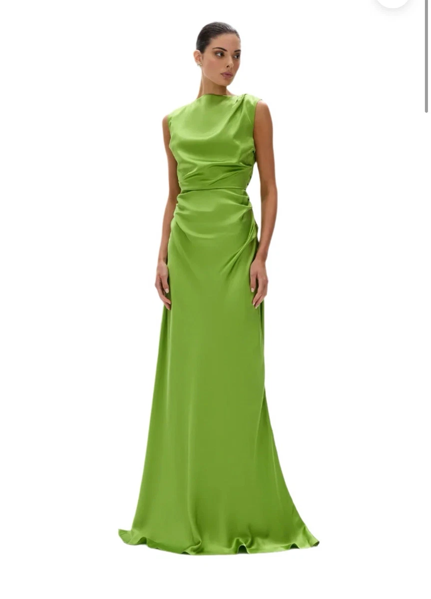 Green 100% Silk Bridesmaid Dresses for sale | eBay