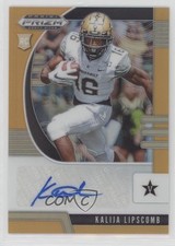 2020 Panini Prizm Draft Picks Rookies Neon Orange /125 Kalija Lipscomb Auto 0c6