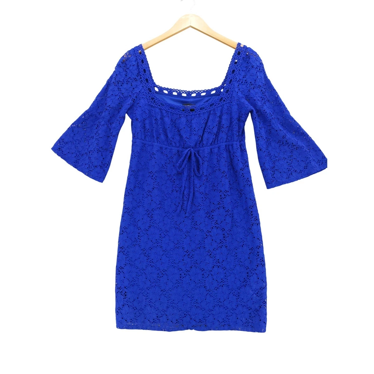 chinese dress ladies Eulalia Cowl Backless Floor Length Floral Lace Bridesmaid Dress, Light Blue