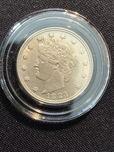 1883 Liberty Nickel, V Nickel, No Cents, Choice Uncirculated