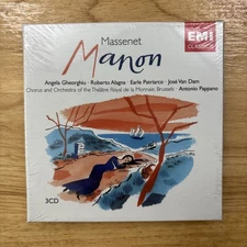Jules Massenet: Manon (CD, 2007, 3 Disc, EMI Classics) New Sealed